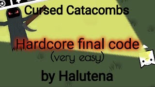 Cursed Catacombs  Halutena 10 Hard Demon Geometry Dash [upl. by Nagah]