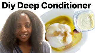 Diy Deep conditioner for natural hair growth How to make diy deep conditioner at home [upl. by Aerised425]