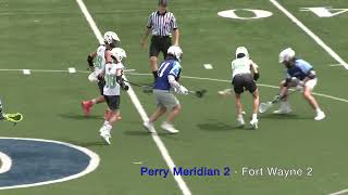 Perry Meridian Jr Lacrosse vs Fort Wayne 28 April 2024 DH Game 2 [upl. by Nerat]