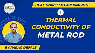 1 Thermal Conductivity of a Metal Rod l Heat Transfer Experiment [upl. by Yrram]