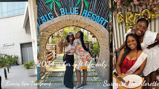 VLOG  Luxury Spa date at Kempinski Daytrip to Big Blue ResortAburi Hideout [upl. by Heins]