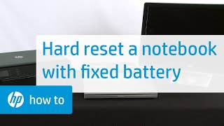 Hard or Force Reset a Fixed Battery  HP Notebooks  HP Support [upl. by Bidle778]