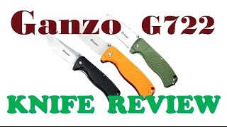 Review Ganzo G722 a Husky folding BEAST if a knife that you will love [upl. by Cotterell818]