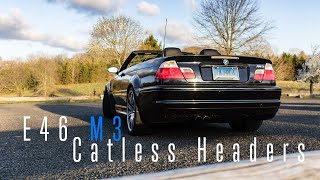 Modded E46 M3  External Mic Status Gruppe Headers and Megan Racing Axleback [upl. by Malloch]