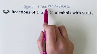 Reaction of primary and secondary alcohols with SOCl2 [upl. by Neeron]