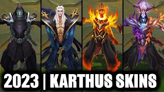 ALL KARTHUS SKINS SPOTLIGHT 2023  League of Legends [upl. by Tomlin]