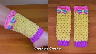 Crochet Kids Leg Warmers [upl. by Afital]