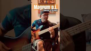 Magnum pi Mike Post  bass cover by Jeremievinet shorts [upl. by O'Connor]