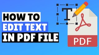 How to Edit Text in PDF File [upl. by Nihi]