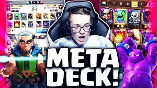 NEUES KRASSES META DECK VON BOEUFMAC ELIXIR GOLEM MAGIC ARCHER KOMBI OP  Clash Royale Deutsch [upl. by Stedt]