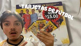 Unboxing de Tarjetas de Fútbol 20222023 un paquete 11 packs y más topps [upl. by Nirrac74]