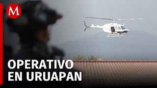 Despliegan mega operativo en Uruapan para frenar violencia tras asesinato de periodista [upl. by Namreh25]