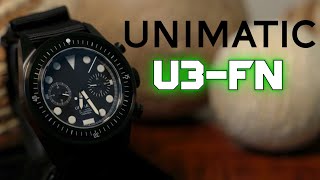 Unimatic U3FN Chronograph Full Review  Limited 300 Watch Run [upl. by Vallie]