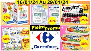 Catalogue Carrefour Bons Plans De La Semaine Du 160124 Au 290124 [upl. by Ausoj]