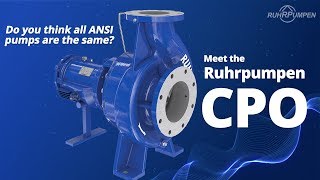 CPO ANSI Process Pump by Ruhrpumpen [upl. by Akir]