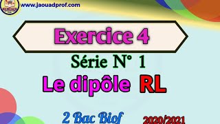 Exercice 4 Le dipôle RL [upl. by Ami]