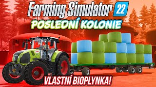 VLASTNÍ BIOPLYNKA  Farming Simulator 22 Poslední kolonie 04 [upl. by Anirav]