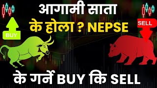 आगामी साता के होला  के गर्ने BUY कि SELL  Share Market Nepal  Nepse Technical Analysis Today [upl. by Attirb985]