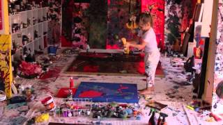 Documentary Hidden Universe Aelita Andres 2012 New York solo show [upl. by Eniladam609]