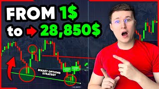 From 1 to 28850  THIS BINARY TRADING STRATEGY WILL ALWAYS WORK  Binary options  Pocketoption [upl. by Riatsala]