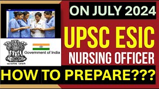 Good newsnurses UPSC NURSING OFFICER Preparation for ESICAIIMSHAAD PROMETRIC etc [upl. by Sitsuj90]