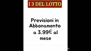 Abbonamento al canale a 399€ al mese 10elottoserale previsionilotto [upl. by Born]