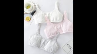 Training Bras Brand new Bra for kids  Children bra  Kids Bra with removable padding 5pcs 20 [upl. by Ayisan]