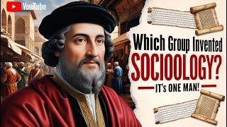 Which Group Invented Sociology Its ONE MAN [upl. by Lyndsie]