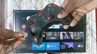 How to Connect Gamepad to TCL Android Smart TV  Game Controller  Wireless Gamepad [upl. by Sudoeht]