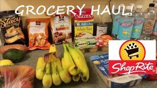 ShopRite Grocery Haul October 2018 [upl. by Neeuq911]