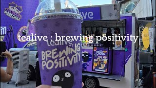 Sharing positivity with Tealive [upl. by Leirda]