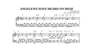 Angels We Have Heard On High  Piano [upl. by Armanda619]