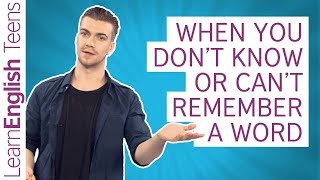 What to do when you cant remember a word [upl. by Janet]