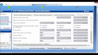 Demo de Renta Anual 2016  Personas Naturales [upl. by Statis]