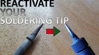 How to refurbish a dead soldering tip [upl. by Hanus]