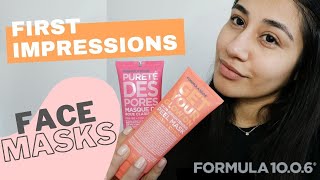 First Impressions  Formula 1006 Pores Be Pure Mud Mask [upl. by Eelreveb]