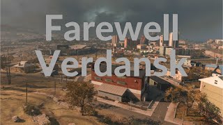 Verdansk farewell video Call Of Duty Warzone [upl. by Catriona]