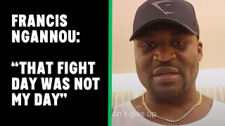 Francis Ngannou on Anthony Joshua fight day I was sweating but I felt asleep [upl. by Dunkin]