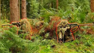 Ghillie Suit Sniper DUO Invisible To Enemy Airsoft [upl. by Eecyak117]