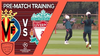 Villarreal vs Liverpool  PreMatchday Training Session [upl. by Hanfurd]