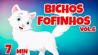 Bichos Fofinhos Vol 6  Giramille 7 min  Desenho Animado Musical [upl. by Hayidan773]