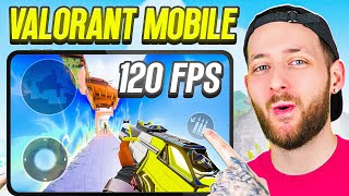 INSANE VALORANT MOBILE GAMEPLAY 120fps [upl. by Frentz195]