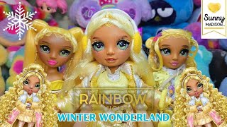 💛 So Adorable 💛 Rainbow High Winter Wonderland Sunny Doll Unboxing [upl. by Ruvolo]