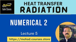 05 Radiation heat transfer Numerical 2 [upl. by Nocaj]