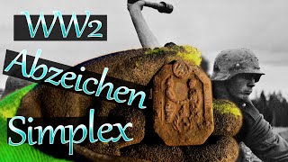 Metalldetektor 🔰 WW2 Abzeichen beim Feldtest mit dem Simplex V277 🔰JägerBataillon Nr 7 und Münzen [upl. by Del]