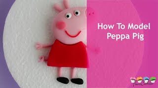 How To Model Peppa Pig With FunCakes And Monique Ascanelli [upl. by Notnirt]