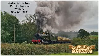 quotThe Kidderminster Venturerquot deafens the Valley  Severn Valley Railway 27072024 [upl. by Nivrehs]