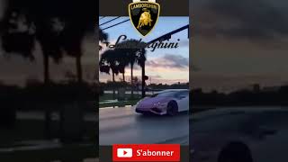 Lamborghini accélération voiture de luxe turbo [upl. by Wilkey]