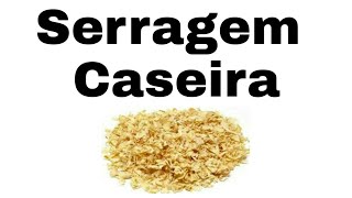 Como fazer serragem caseira  Meus Pets [upl. by Dov204]