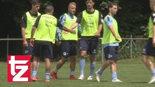 Trainingslager in Bodenmais Trainingsspiel der Löwen im GlückAufStadion [upl. by Jena207]